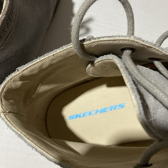 Skechers Leather Chuka Boots Kids Size 2 - Picture 6 of 7